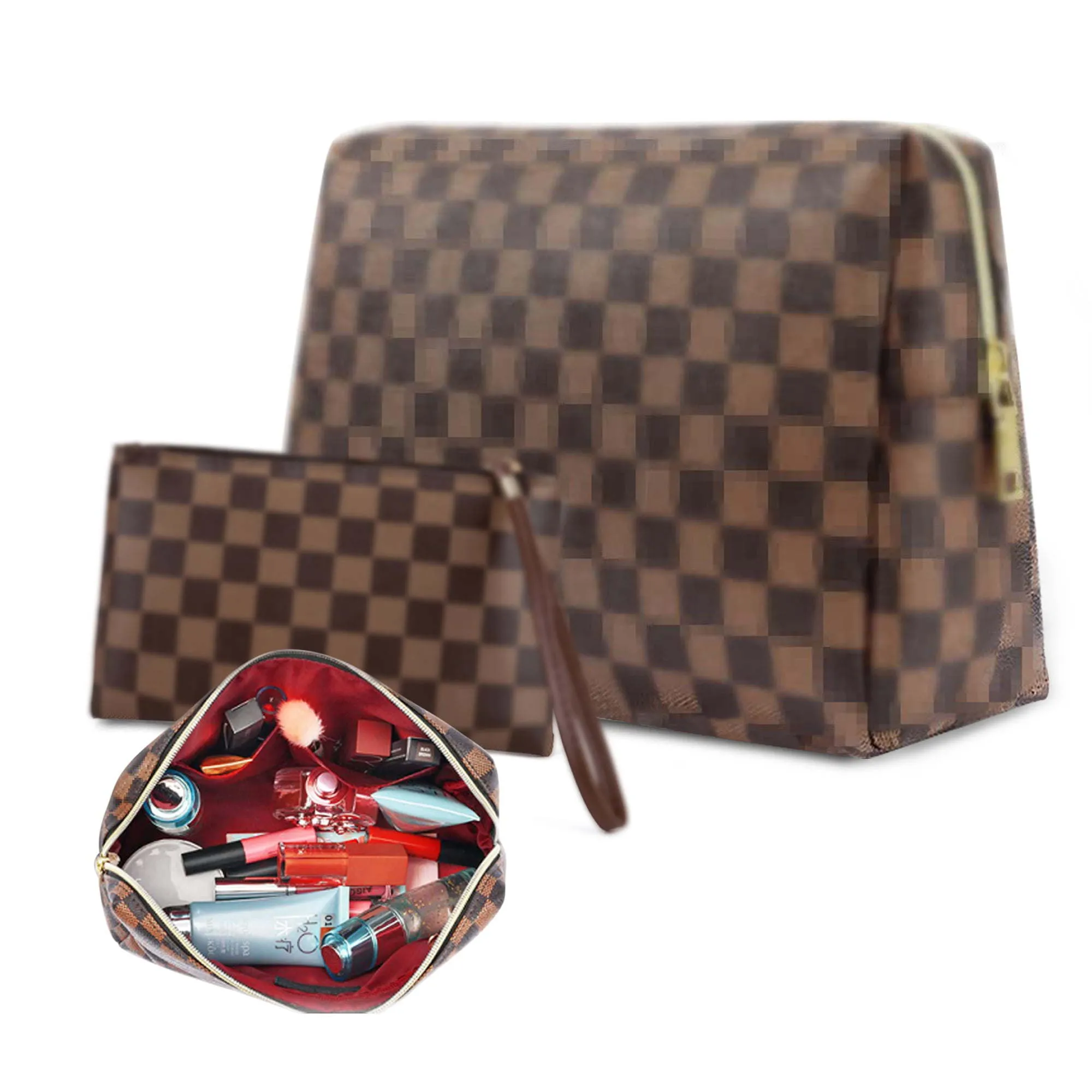 2Pcs Travel Cosmetic & Toiletry Organizer for Women