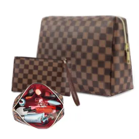 2Pcs Travel Cosmetic & Toiletry Organizer for Women