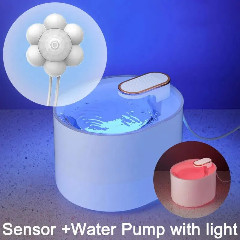 3L Cat Water Fountain with Motion Sensor - Fresh and Automatic Pet Hydration