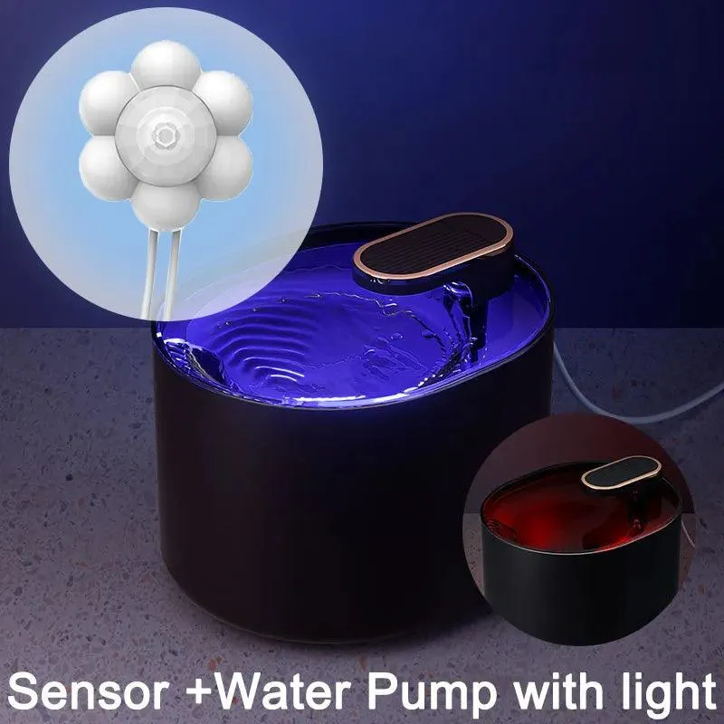 3L Cat Water Fountain with Motion Sensor - Fresh and Automatic Pet Hydration