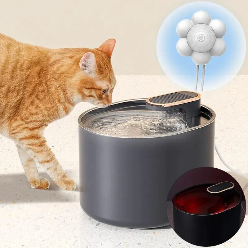 3L Cat Water Fountain with Motion Sensor - Fresh and Automatic Pet Hydration