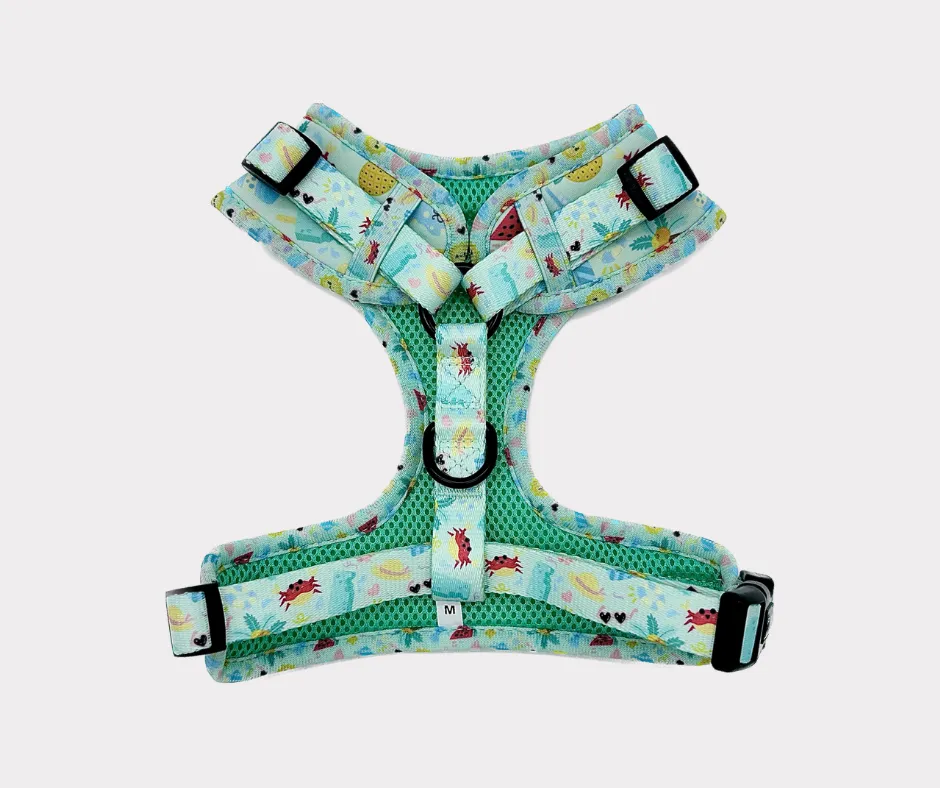 Adjustable Harness - Beach Pawty