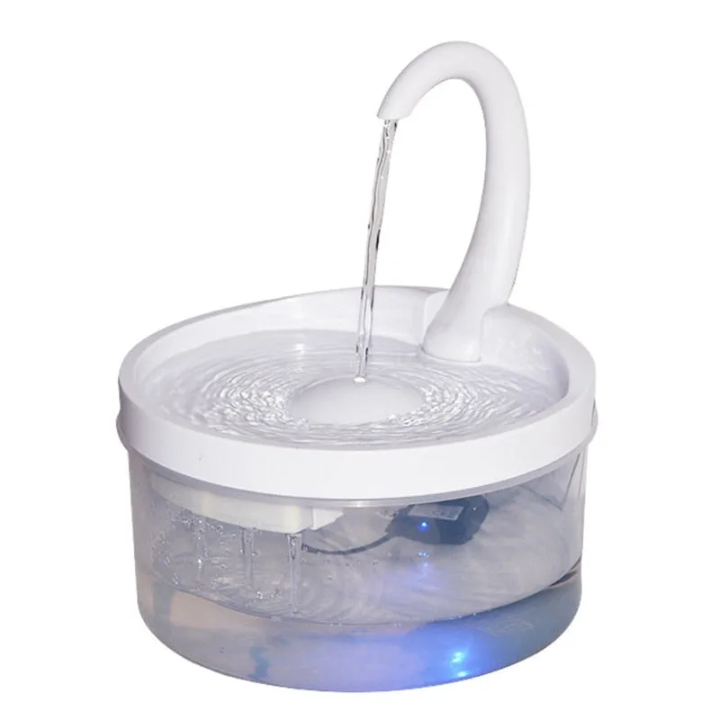 Best Cat Dog Automatic Swan Design Fountain Dispenser Drinking Water