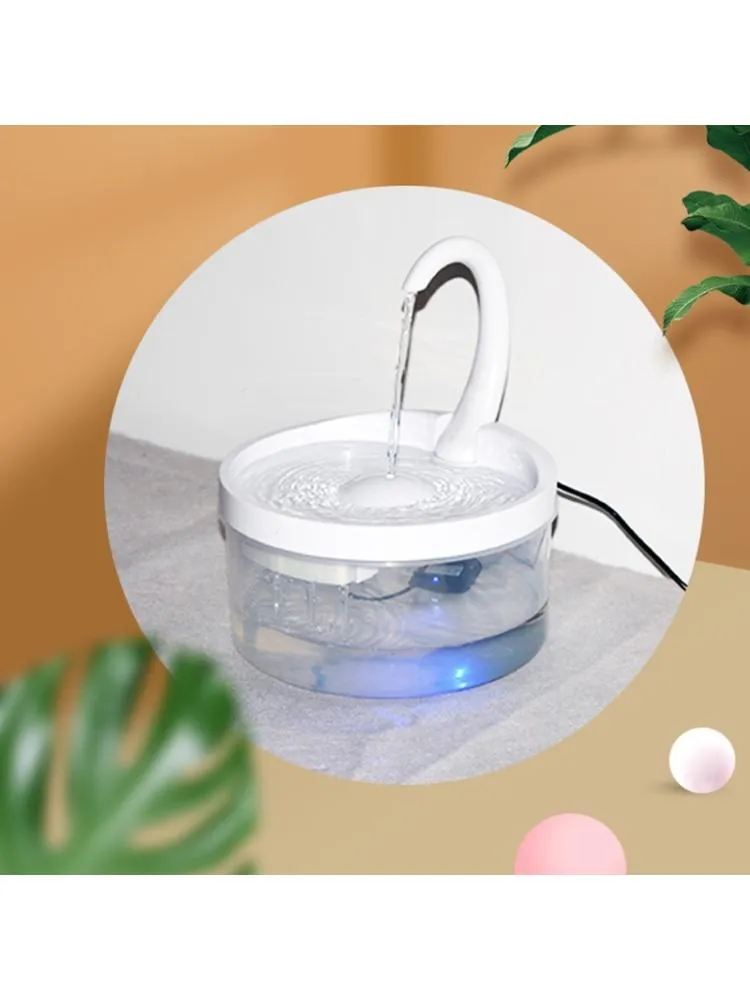 Best Cat Dog Automatic Swan Design Fountain Dispenser Drinking Water