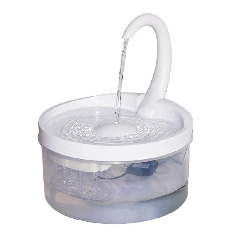 Best Cat Dog Automatic Swan Design Fountain Dispenser Drinking Water
