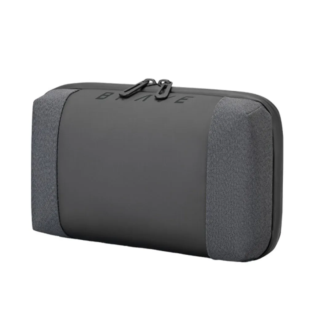 Brave BTP-01 Portable Tech Pouch Organizer – Travel Gadget Storage, Water-Resistant, Shockproof, Black