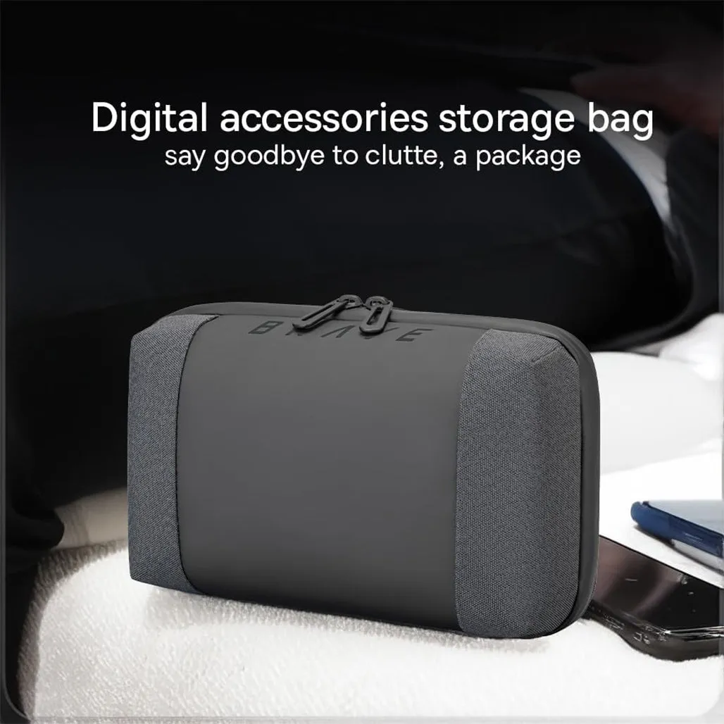 Brave BTP-01 Portable Tech Pouch Organizer – Travel Gadget Storage, Water-Resistant, Shockproof, Black