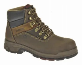 Cabor Waterproof Work Boots, Extra Wide, Brown Nubuck Leather, Men's Size 7