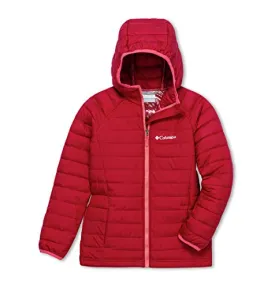 Columbia Kid's Powder Lite Girls Hooded Jacket Jacket