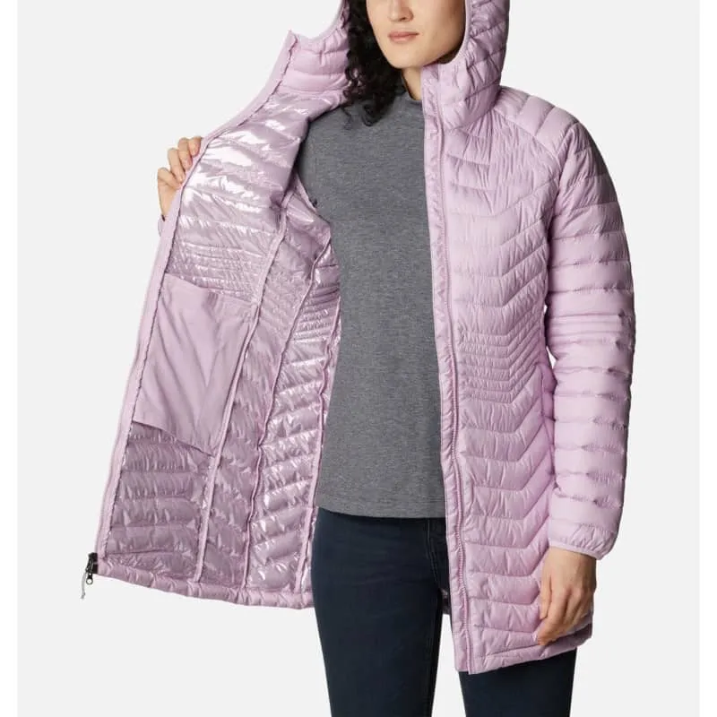 Columbia Women's Powder Lite Mid Jacket-Aura, Dark Nocturnal