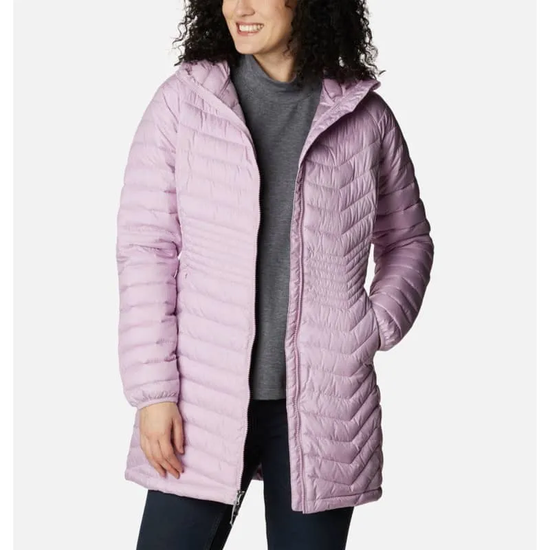 Columbia Women's Powder Lite Mid Jacket-Aura, Dark Nocturnal
