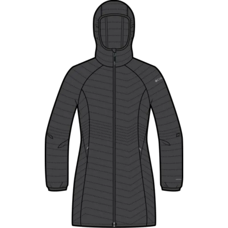 Columbia Women's Powder Lite Mid Jacket-Aura, Dark Nocturnal