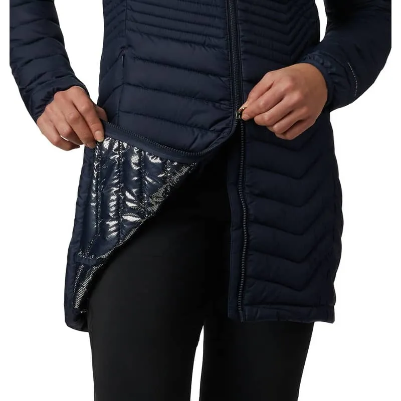 Columbia Women's Powder Lite Mid Jacket-Aura, Dark Nocturnal