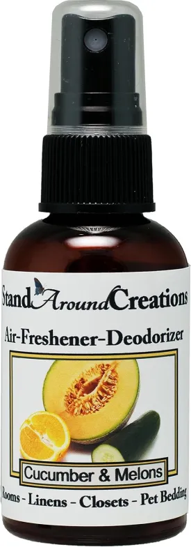 Concentrated Spray For Room/Linen/Room Deodorizer/Air Freshener - 2 fl oz - Scent - Cucumber & Melons: A fruity honeydew melon with green cucumber.
