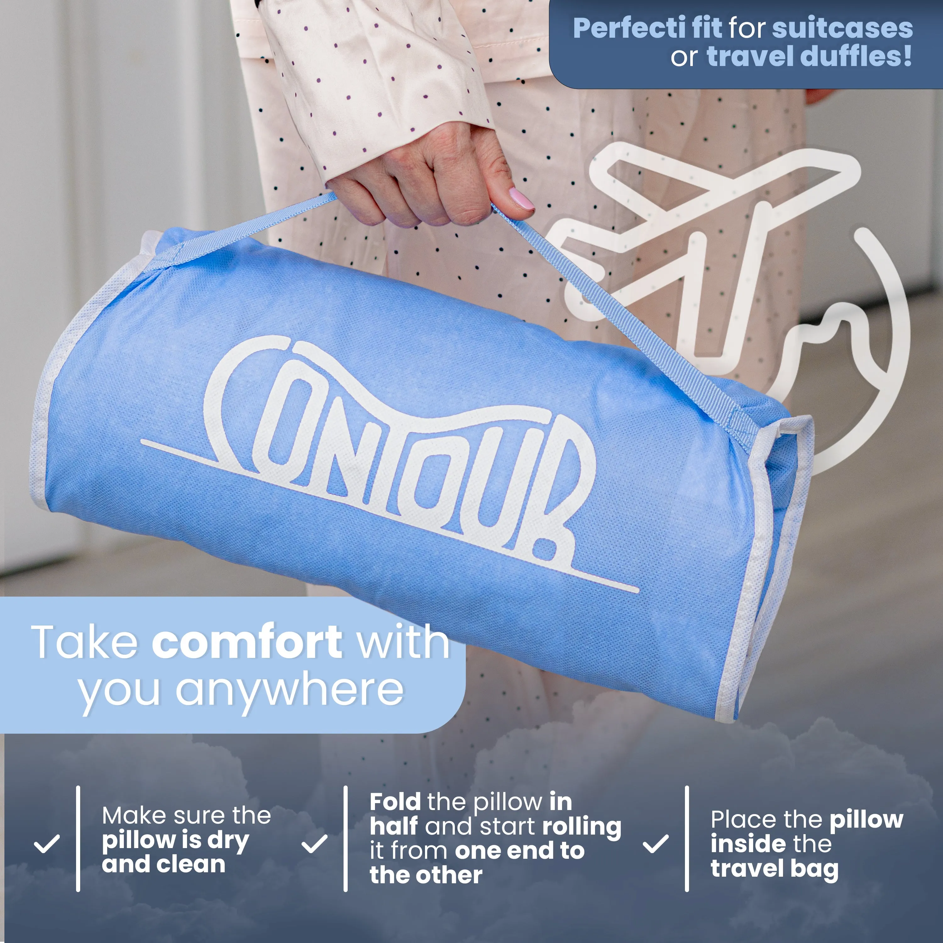 Contour CoolPAP CPAP Travel Pillow