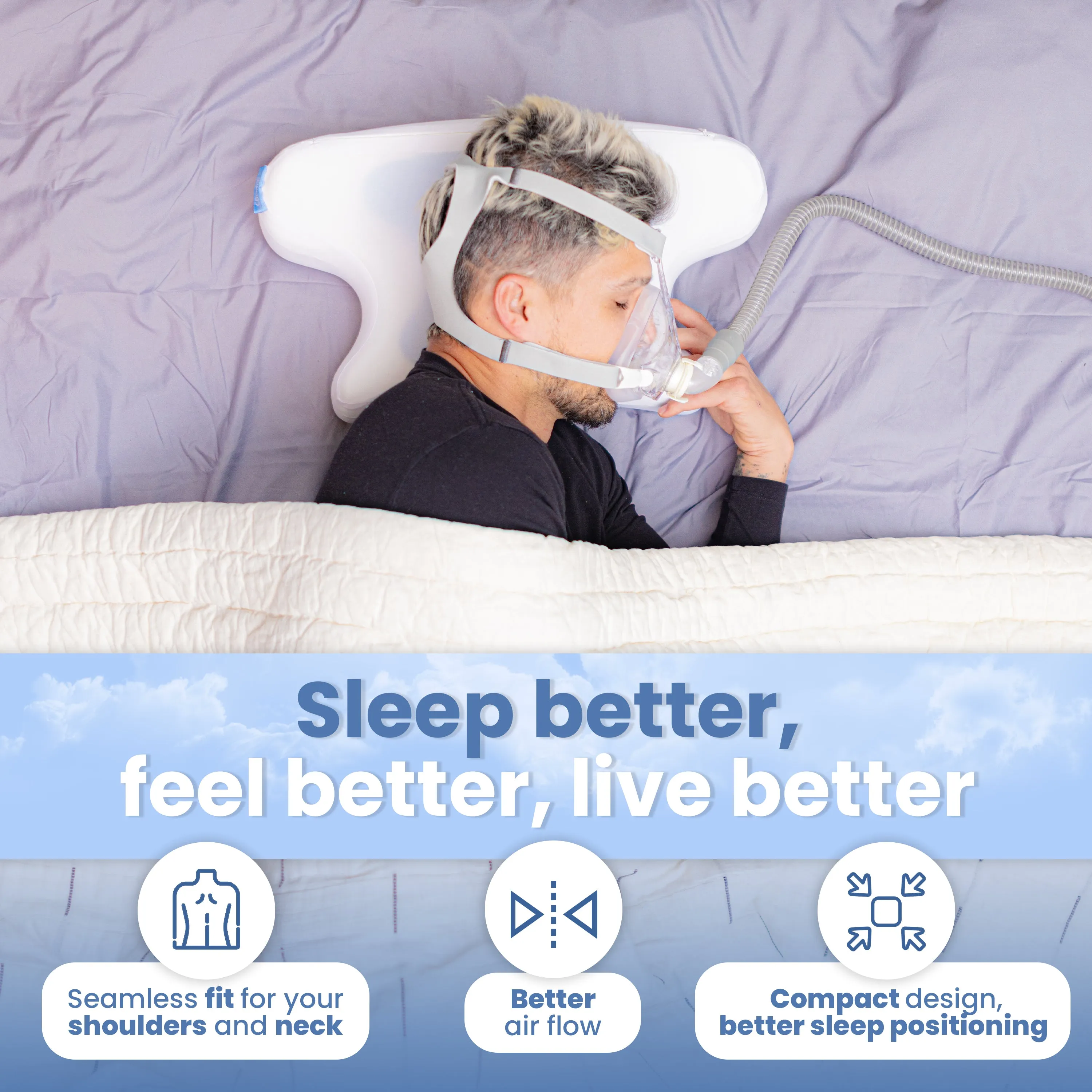 Contour CoolPAP CPAP Travel Pillow