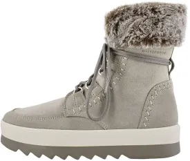 Cougar Women's Vanetta Mushroom Suede Size 10 Premium Faux Fur Mid Boot
