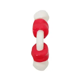 Cupid & Comet | Festive Dog Chew | Tough Christmas Nylon Dinner Bone - Mini