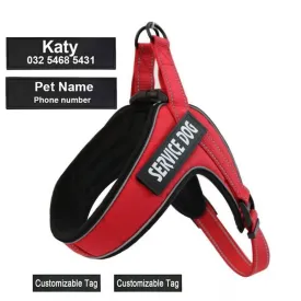 Custom Breathable Harness Vest for Dog with Reflective Strip