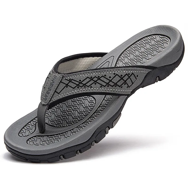 Cuzcare Men Orthopedic Sandal Comfortable Arch Support Breathable Anti Slip Slipper