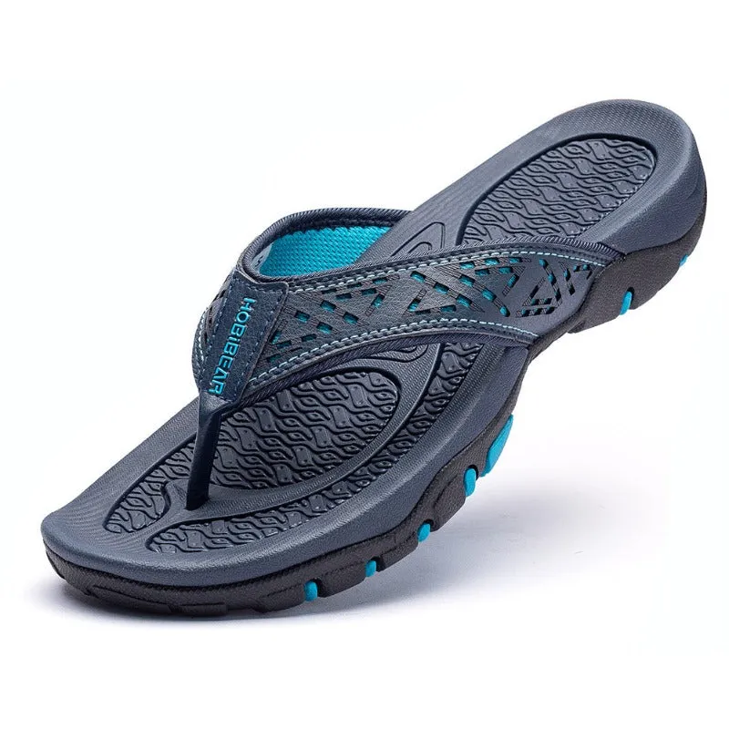 Cuzcare Men Orthopedic Sandal Comfortable Arch Support Breathable Anti Slip Slipper