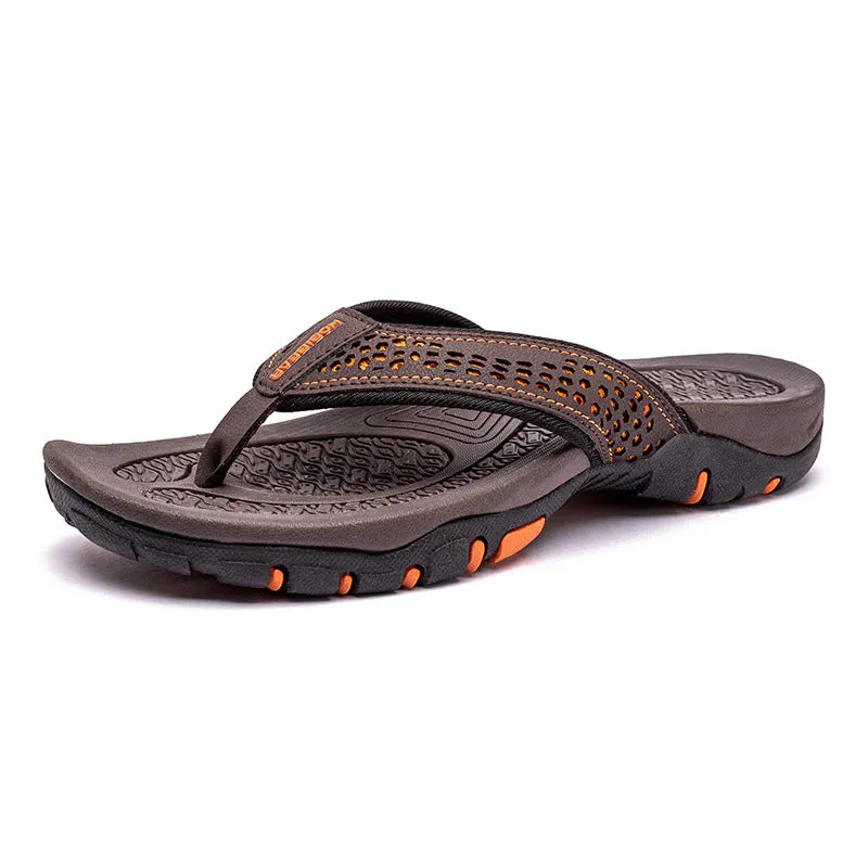 Cuzcare Men Orthopedic Sandal Comfortable Arch Support Breathable Anti Slip Slipper