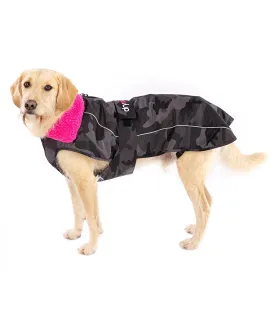 Dryrobe Dog - BLACK CAMO PINK