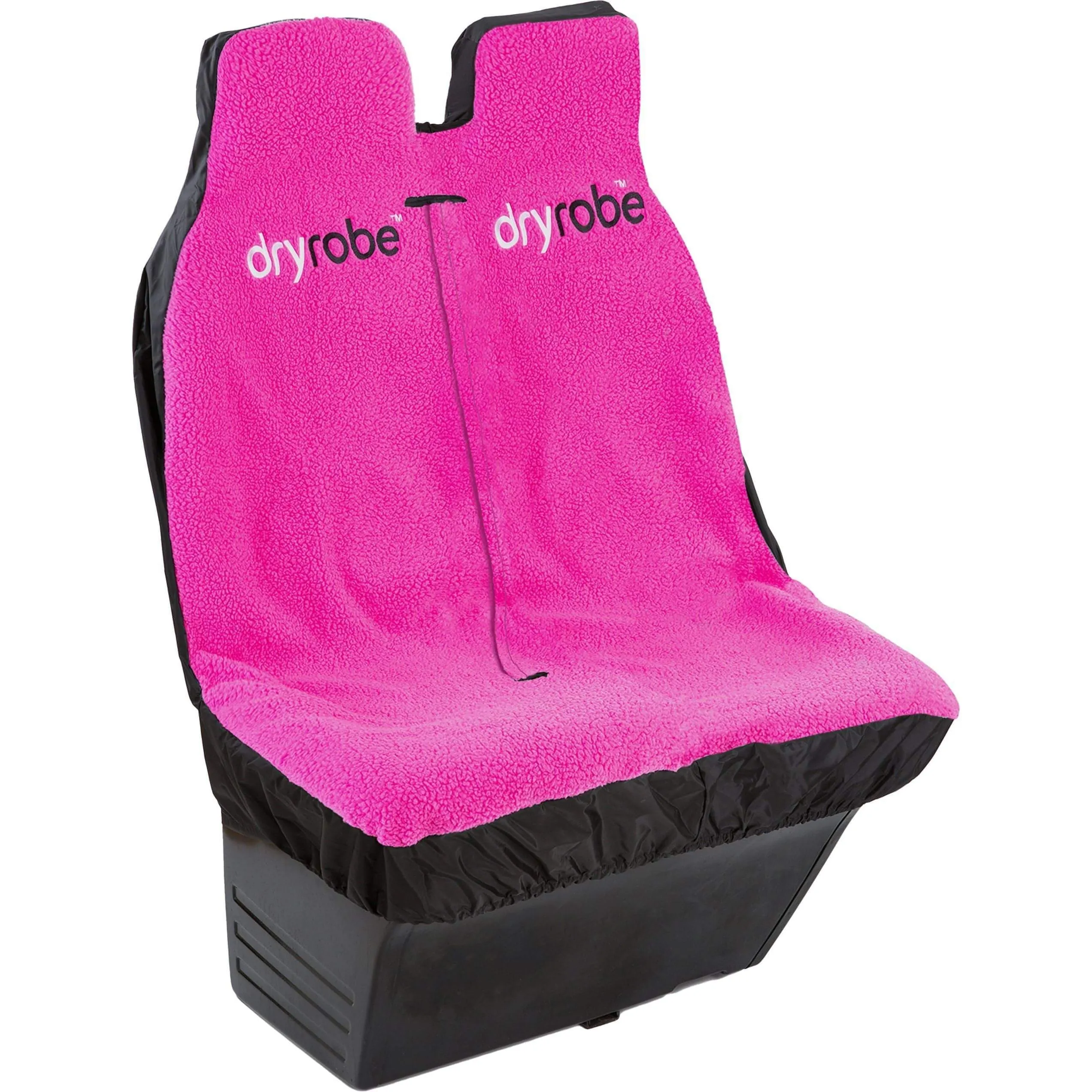 Dryrobe Waterproof Double Car Seat Protector Cover - Pink