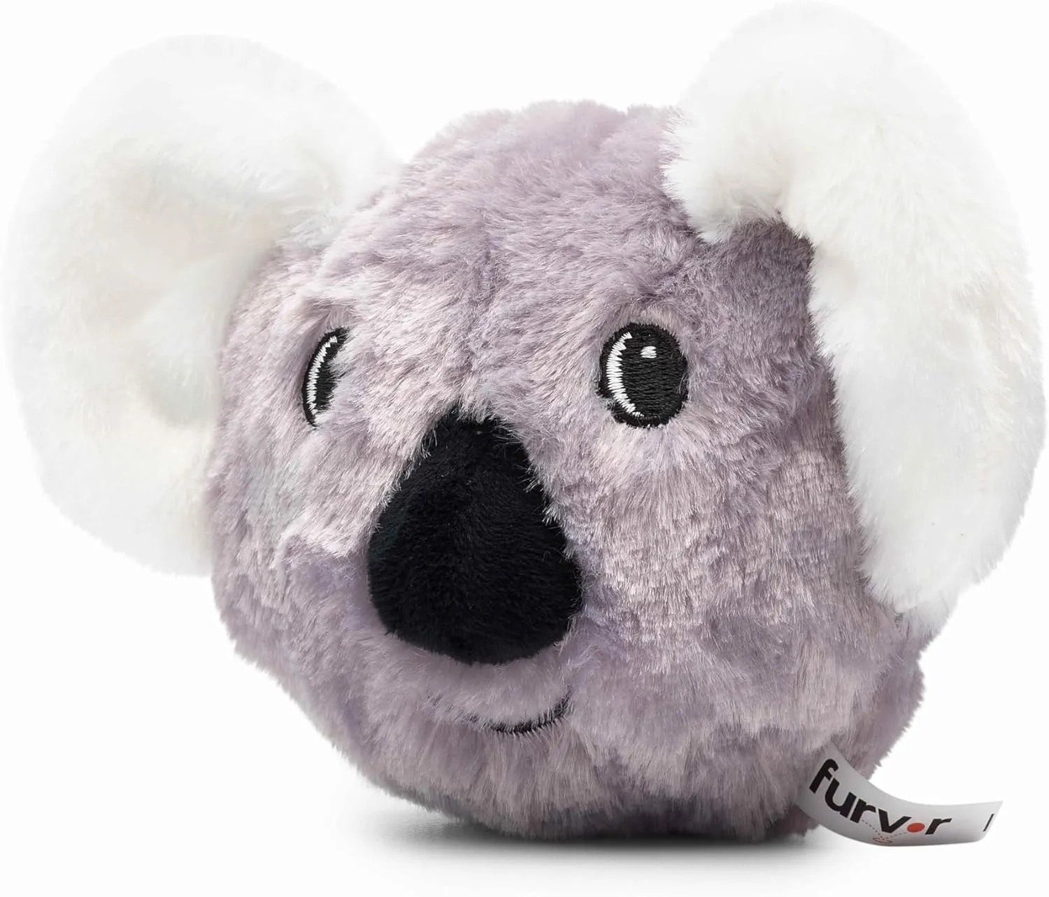 Flourish Pets 2in1 Tough Durable Dog Chew Toy with Non-Toxic BPA Free Rubber&Double Stitched Soft Fabric Exterior Squeaky Indestructible Dog Toy for Aggressive Chewers-Single Pack,Koala Prickles(4'')