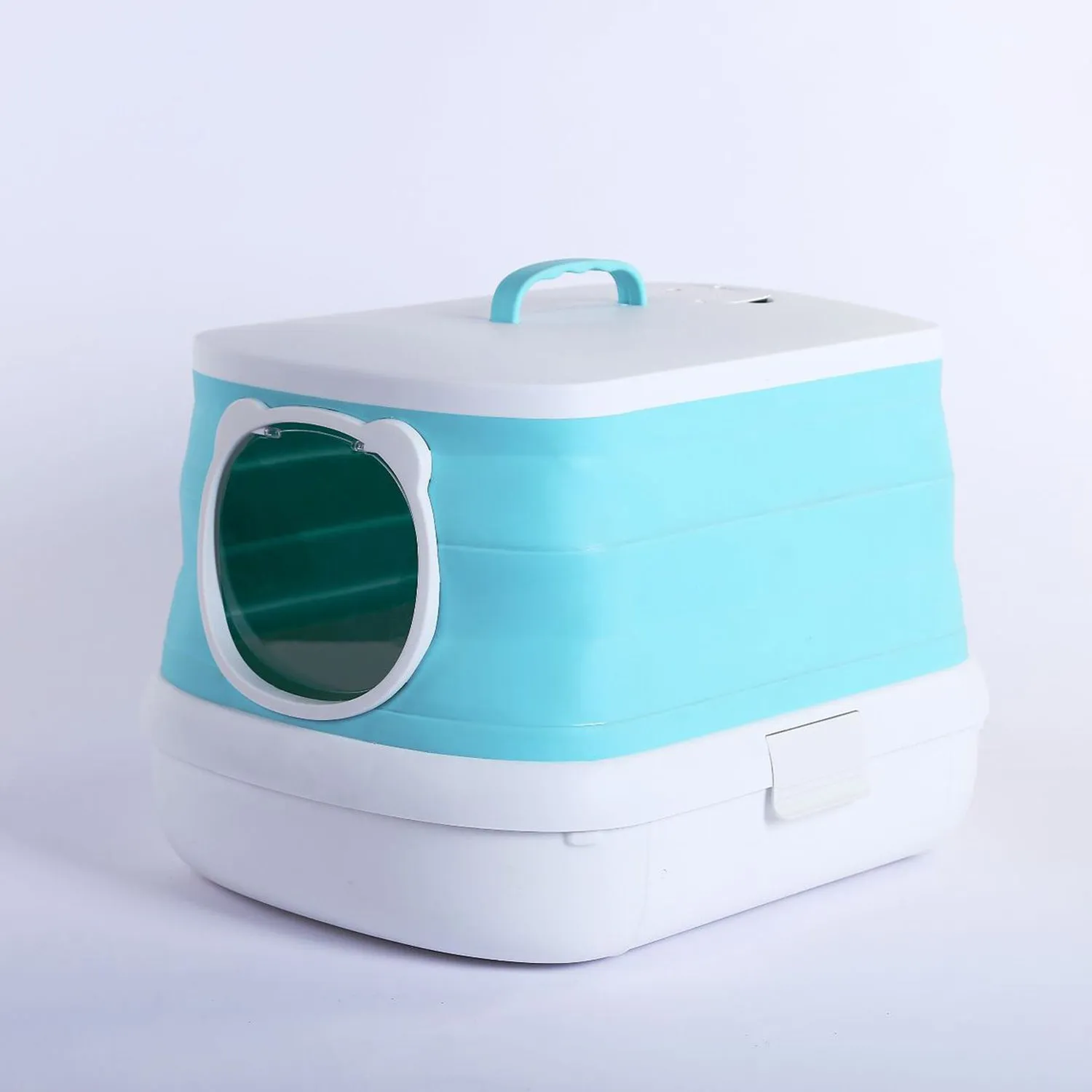 Foldable Fully Enclosed Anti-splash Cat Litter Box