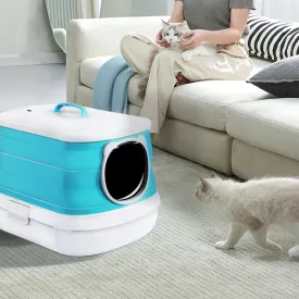 Foldable Fully Enclosed Anti-splash Cat Litter Box