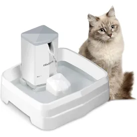 GOWEDNG Cat Water Fountain,3.1L/104Oz Large Capacity Visible Water Level, Ultra-Quiet Pump,Adjustable Water Flow Size,Automatic Dog Drinking Fountain, Suitable for Multiple Pets