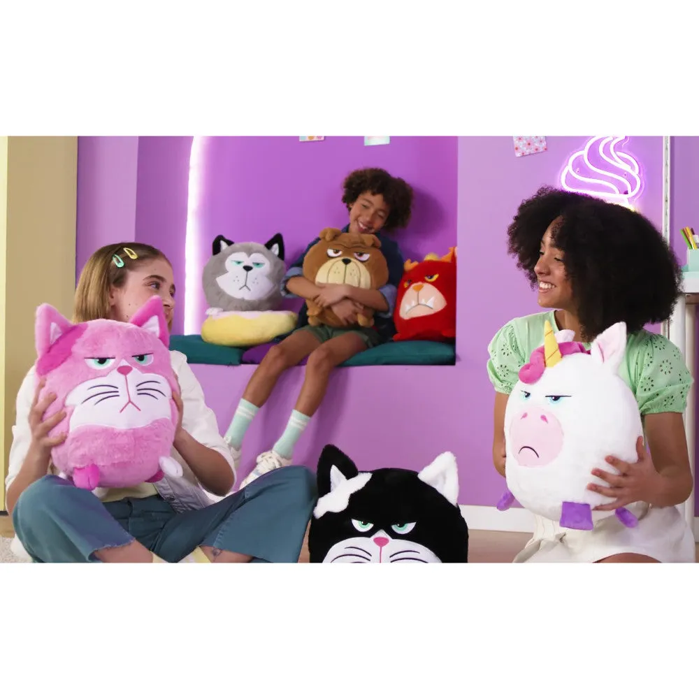 Hangry Petz Lucy Pink Cat 12 inch Interactive Plush