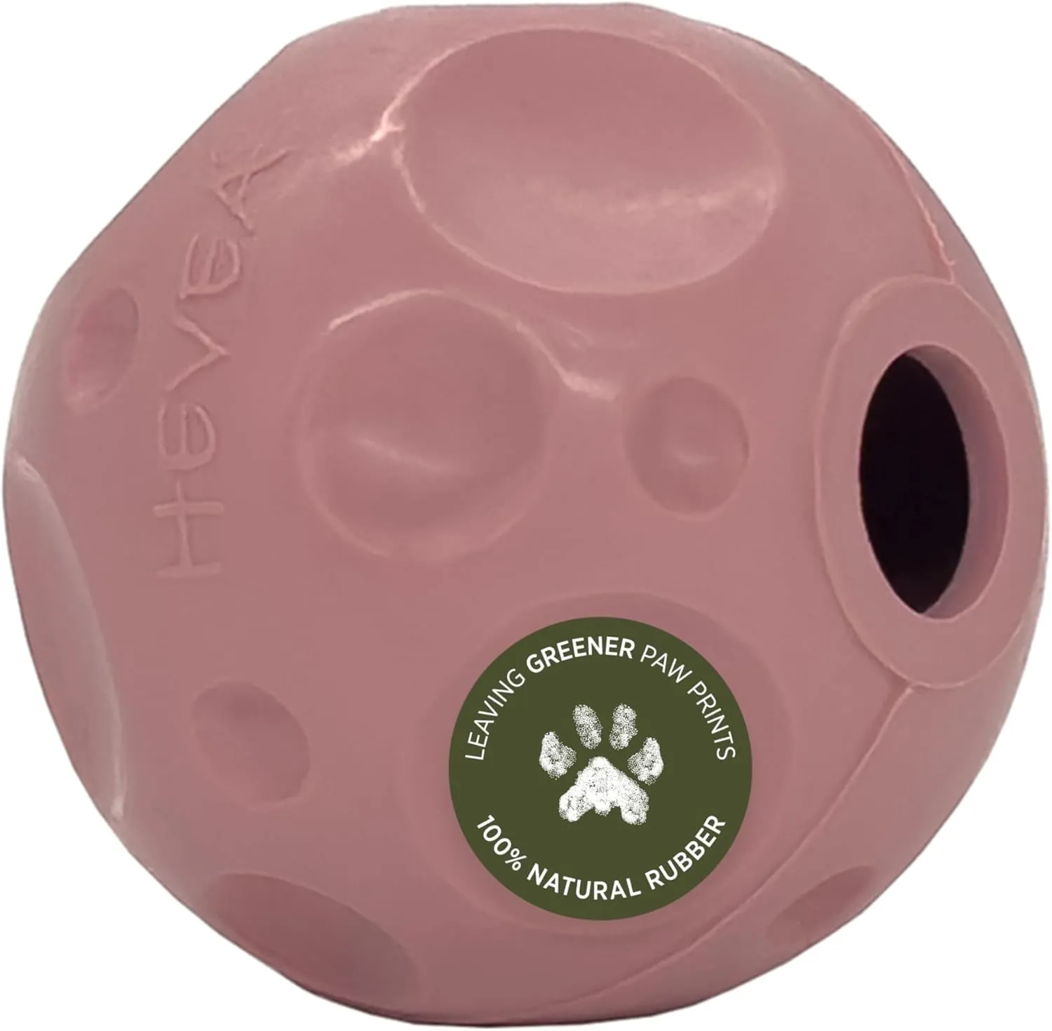 Hevea Moon Ball Activity Toy for Dogs (Old Rose) (Old Rose)