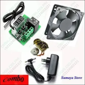 Incubator Controller Kit W1209  3 Inch Fan power Supply Adapter 12v 1a