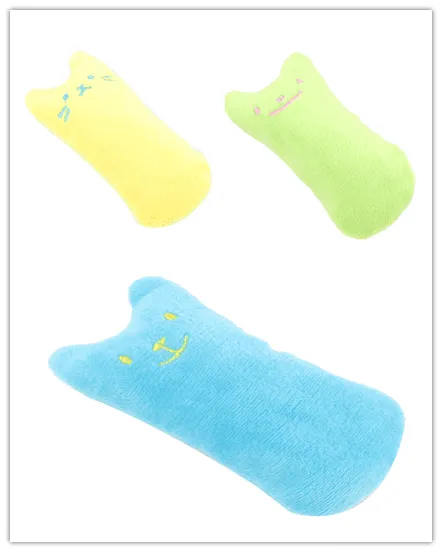 Interactive Catnip Infused Plush Toy Pillow