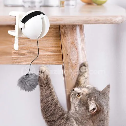 Interactive Electronic Motion Cat Toy Automatic Lifting Ball