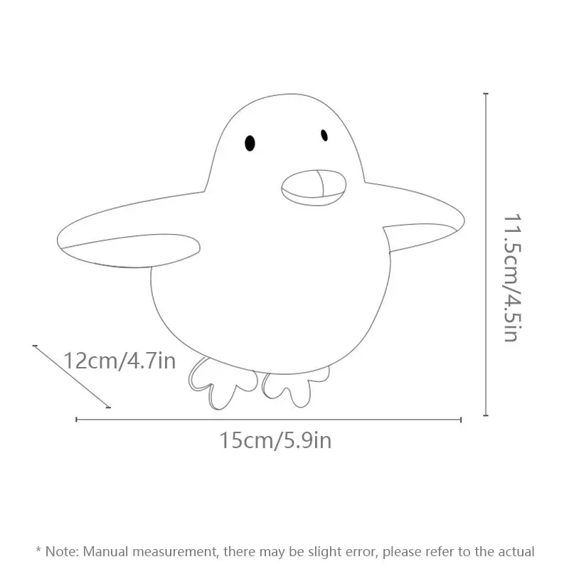 Interactive Flapping Duck Cat Toy with Vibration Sensor and Rechargeable Battery