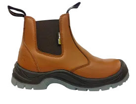 Kerosene Light Brown Dealer Safety Boot