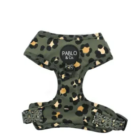 Khaki Leopard Adjustable Harness