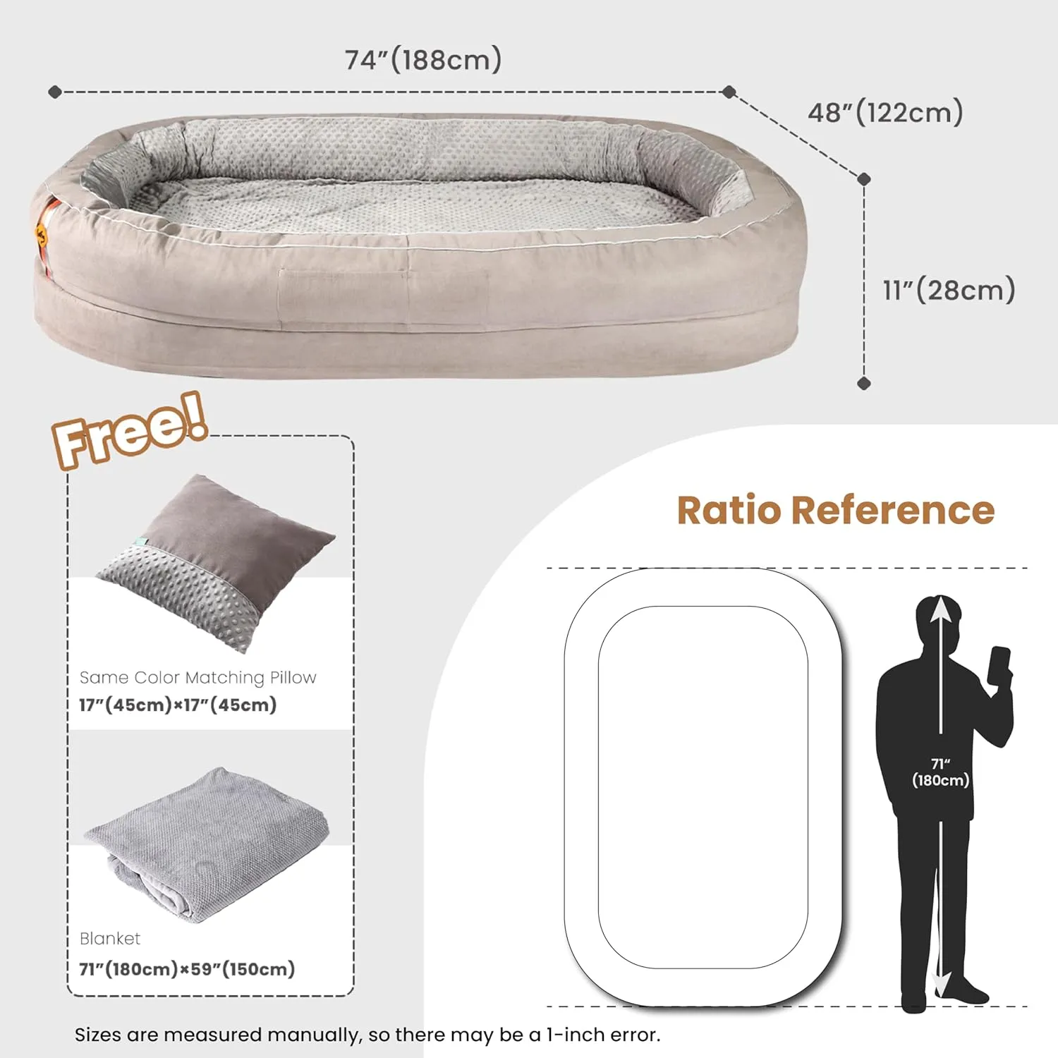 Laifug Human Dog Bed