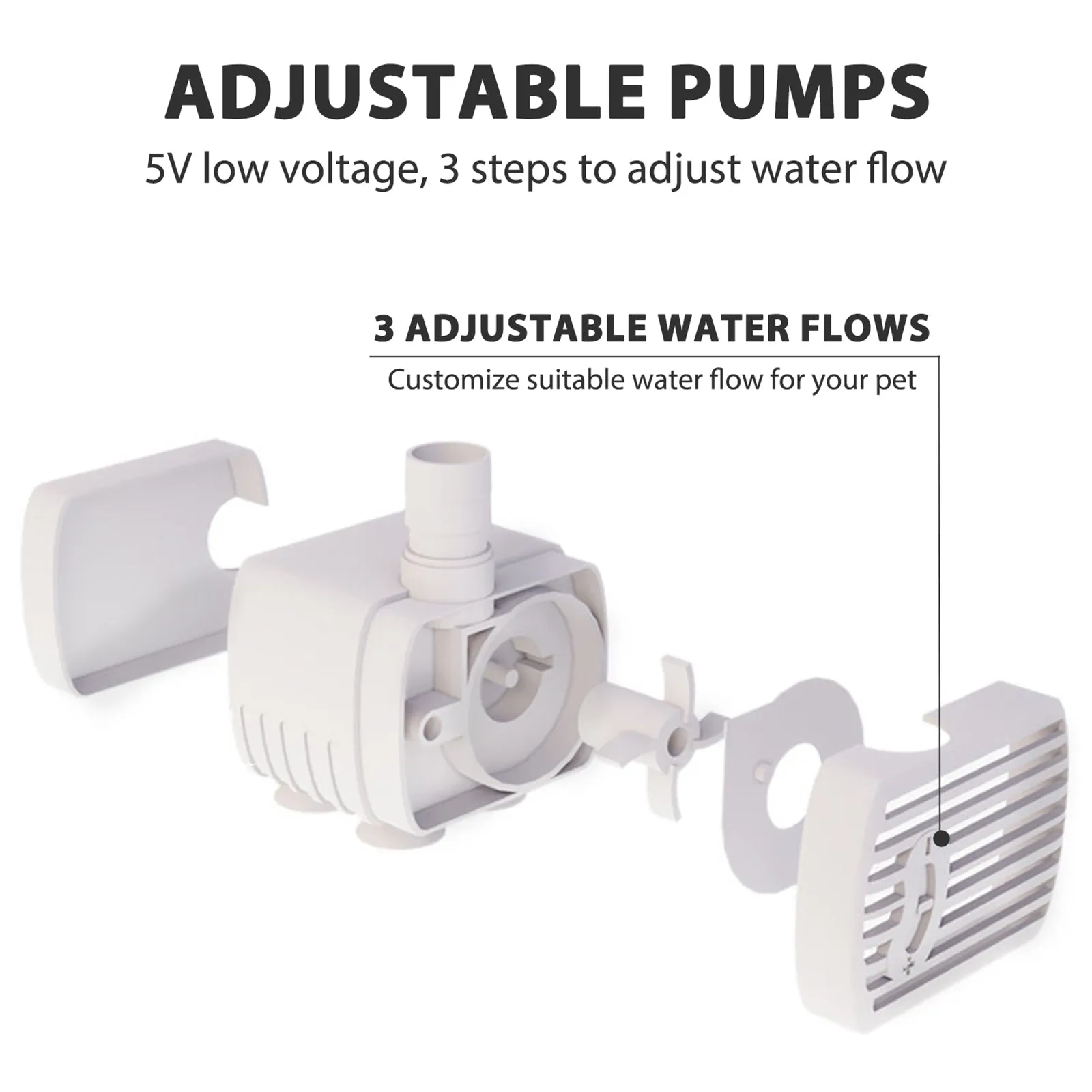 Large Capacity Automatic Pet Water Fountain - 68 fl oz