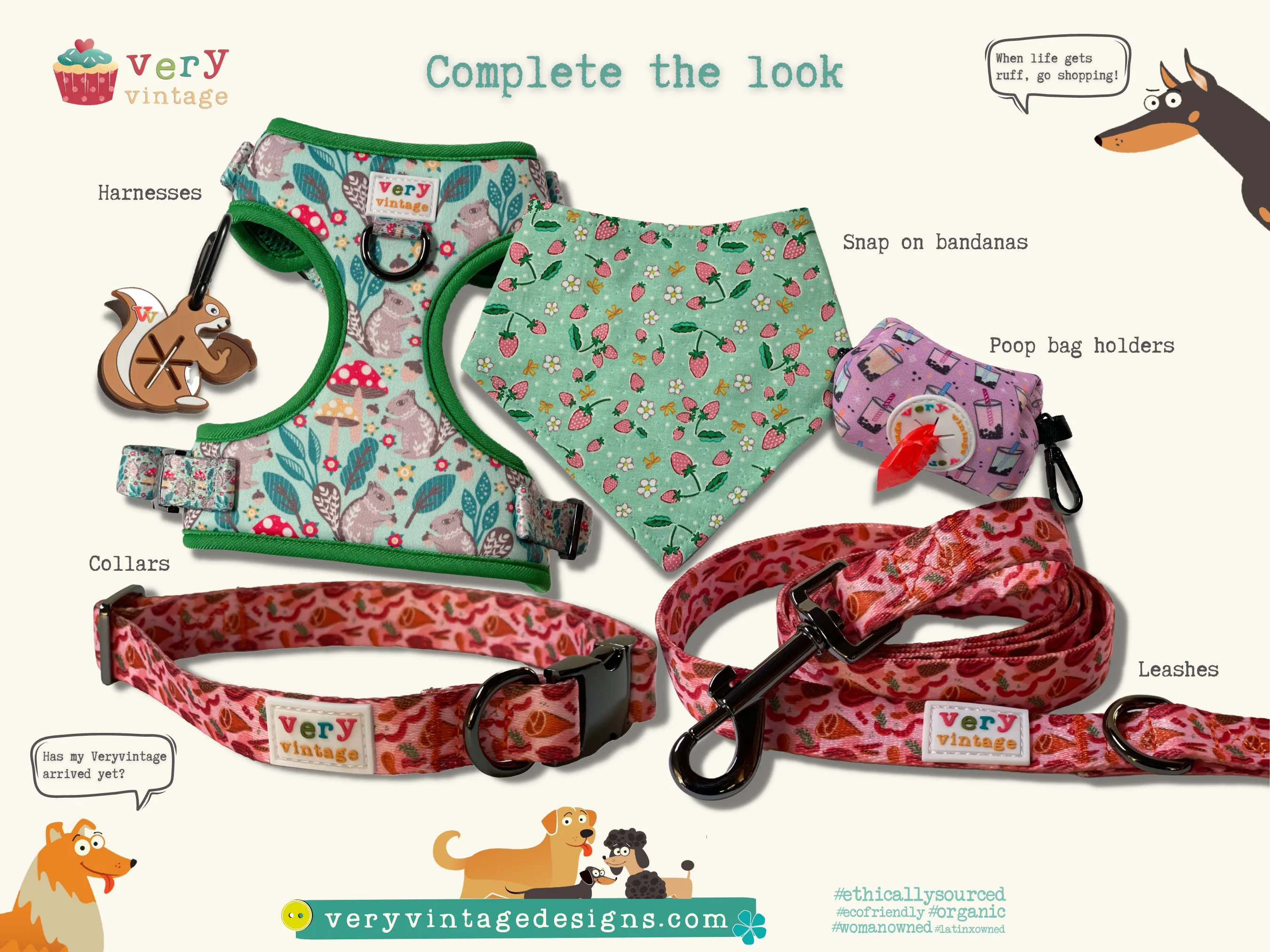 Love is Love - Adjustable Dog Harness - Heavy Duty Metal Hardware