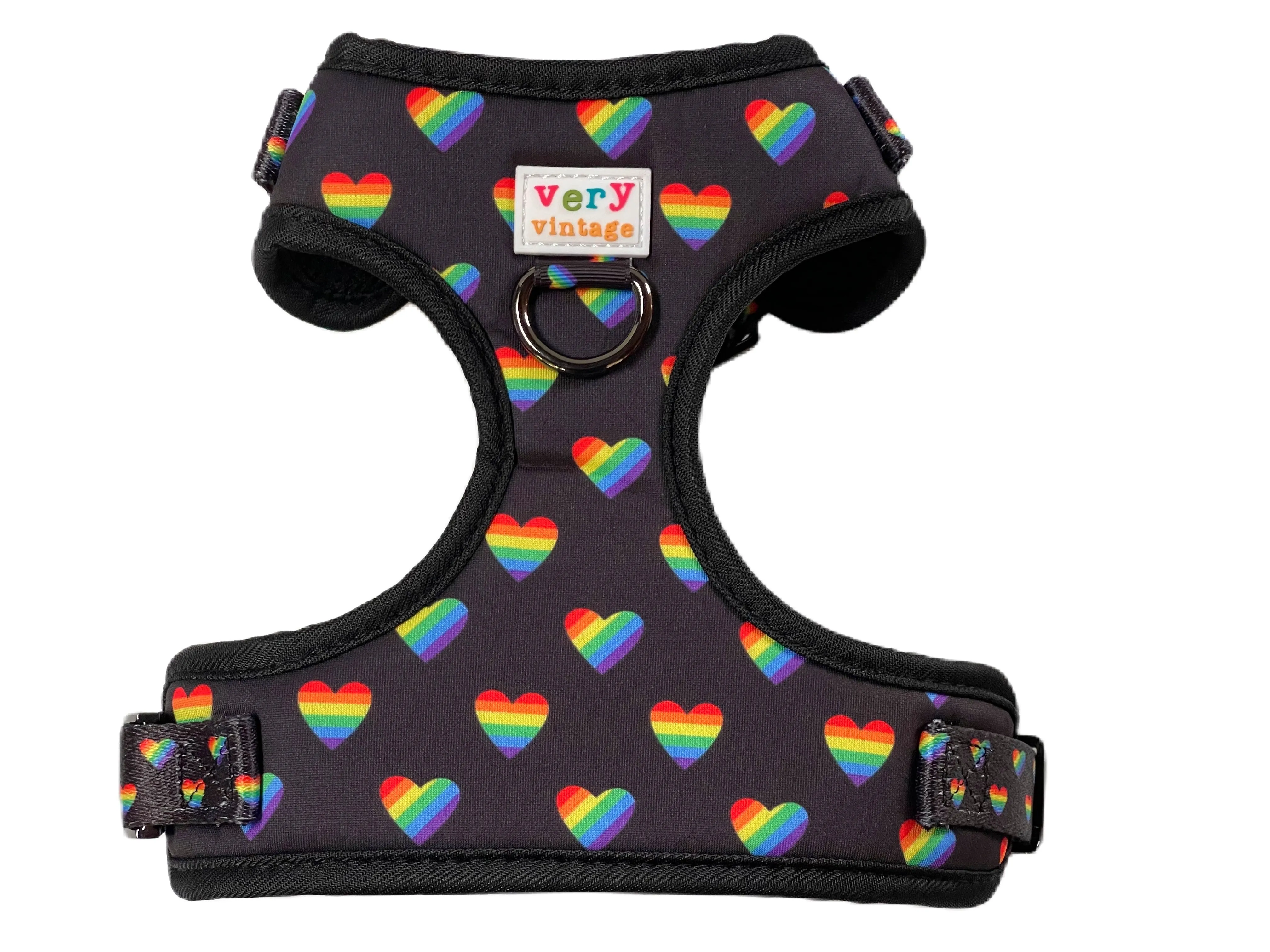 Love is Love - Adjustable Dog Harness - Heavy Duty Metal Hardware
