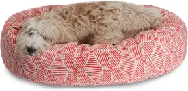 Majestic Pet 52" Charlie Salmon Sherpa Bagel Bed