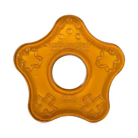 Natursutten Teether - Natural Rubber Teething Toys for Babies 6-12 Months - PVC & 100% BPA-Free Teething Relief - Danish Design Baby Teething Toys - Made in Italy (Starfish, Pack of 1)