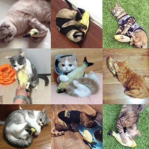 Nuopets Floppy fish cat toys Rechargeable Electric pet toy