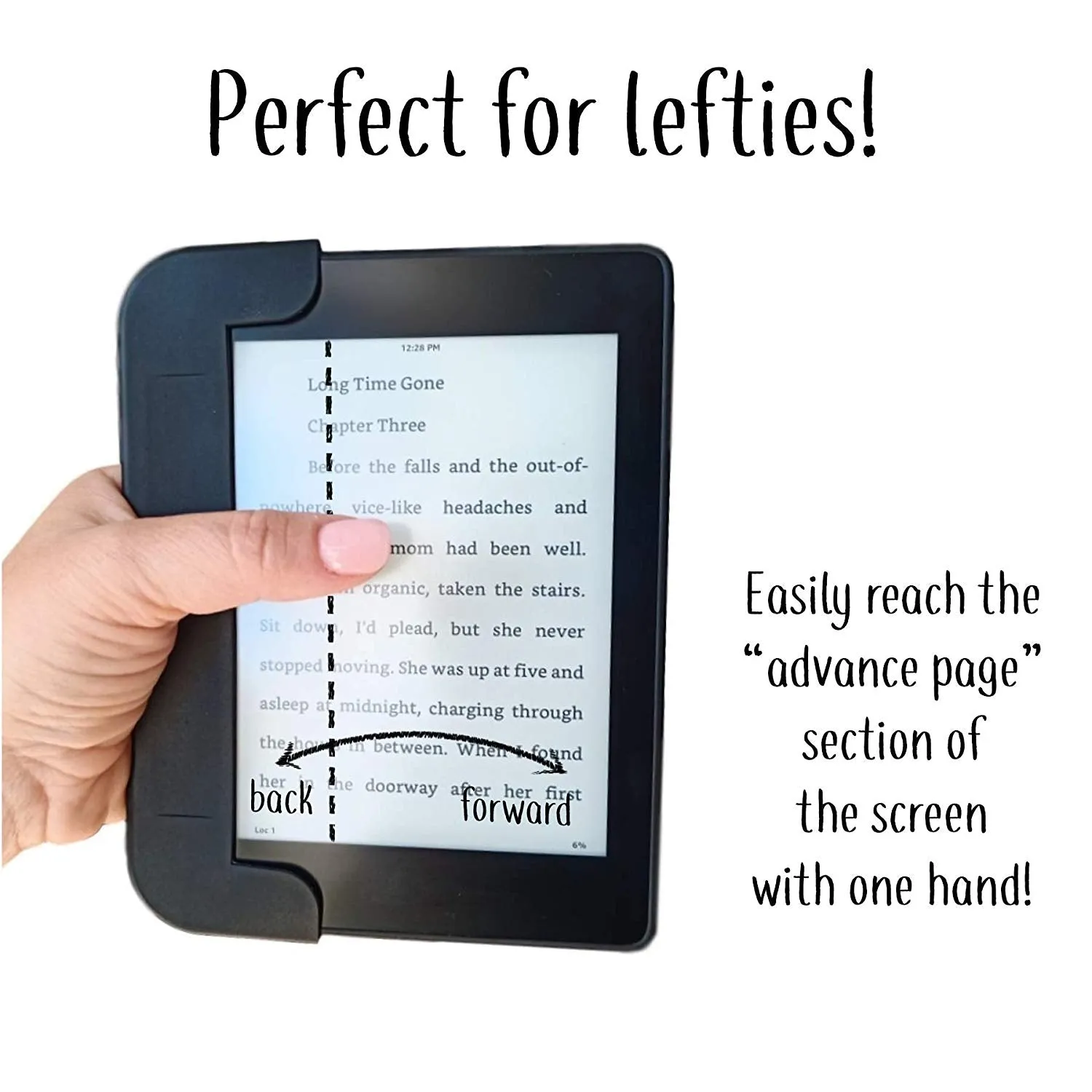 PageTurnerz 5-in-1 Paperwhite Grip Case Cover for 10th Gen - Released 2018 - Read in Any Position. Award Winning Design.