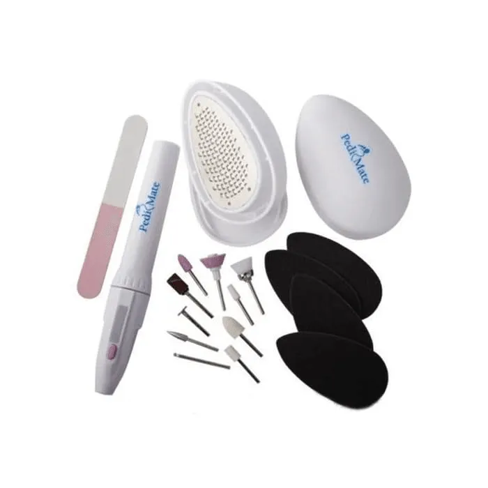 Pedi Mate 18Pcs Handheld Pedicure Set