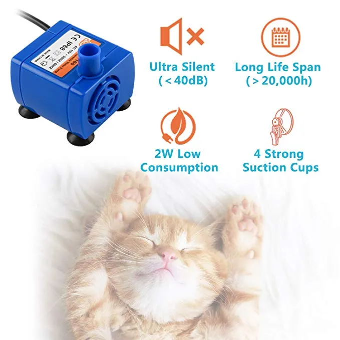 Pet Automatic Water Fountain Dispenser Cats & Dogs waterer